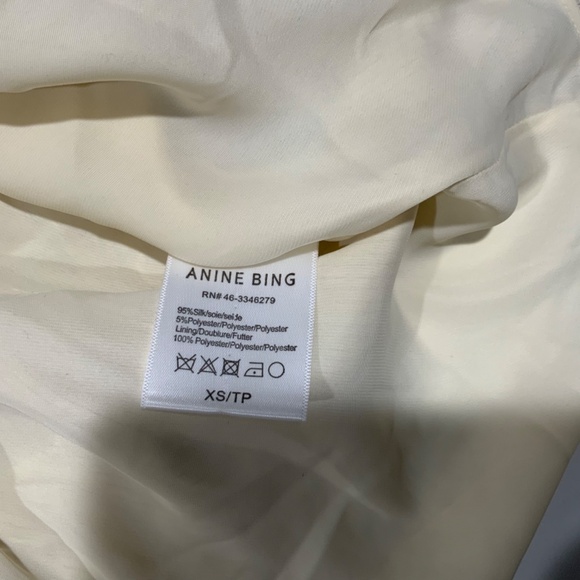 ANINE BING Madison Tiered Silk Blend Mini Dress - Picture 8 of 9